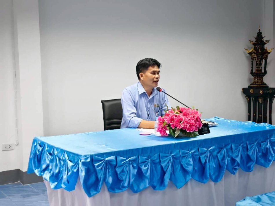 การประชุมประจำเดือนของเทศบาลตำบลเวียงต้า  